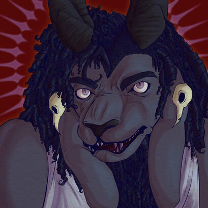 This was a gift drawing I did for my friend SolarShroom on bluesky